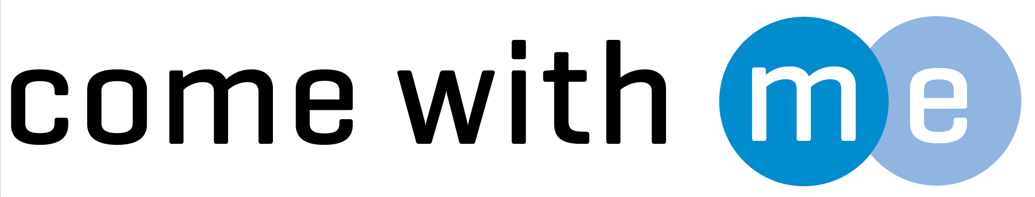 come with me logo
